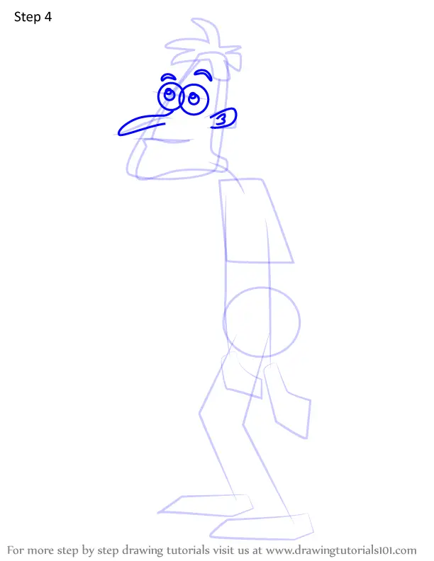 Learn How to Draw Heinz Doofenshmirtz from Phineas and Ferb (Phineas