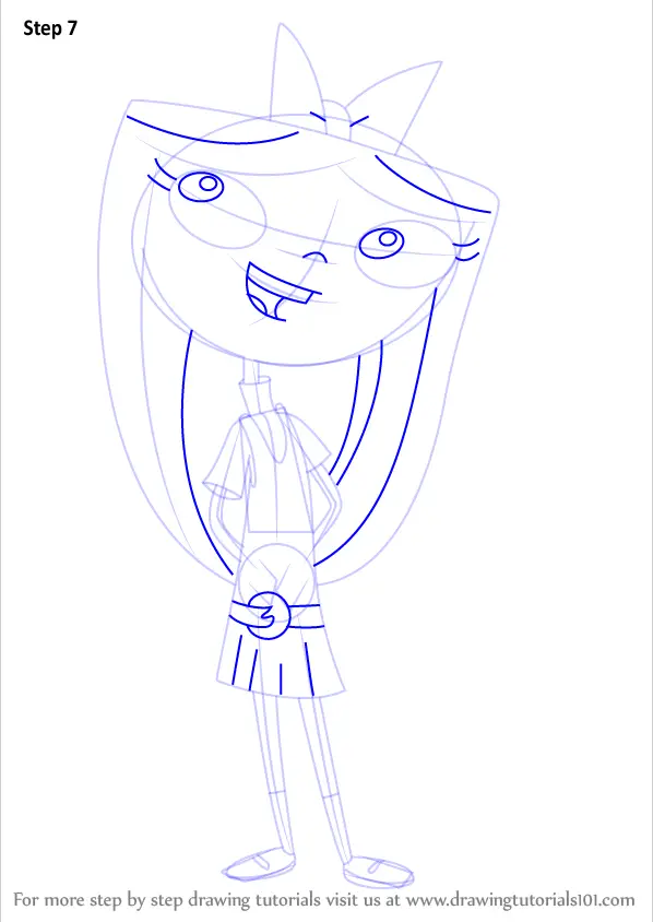 Learn How To Draw Isabella Garcia Shapiro From Phineas And Ferb Phineas And Ferb Step By Step 5979