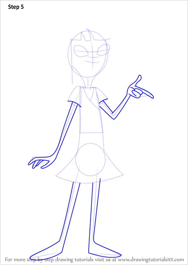 Learn How to Draw Stacy Hirano from Phineas and Ferb (Phineas and Ferb