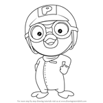 How to Draw Pororo from Pororo the Little Penguin