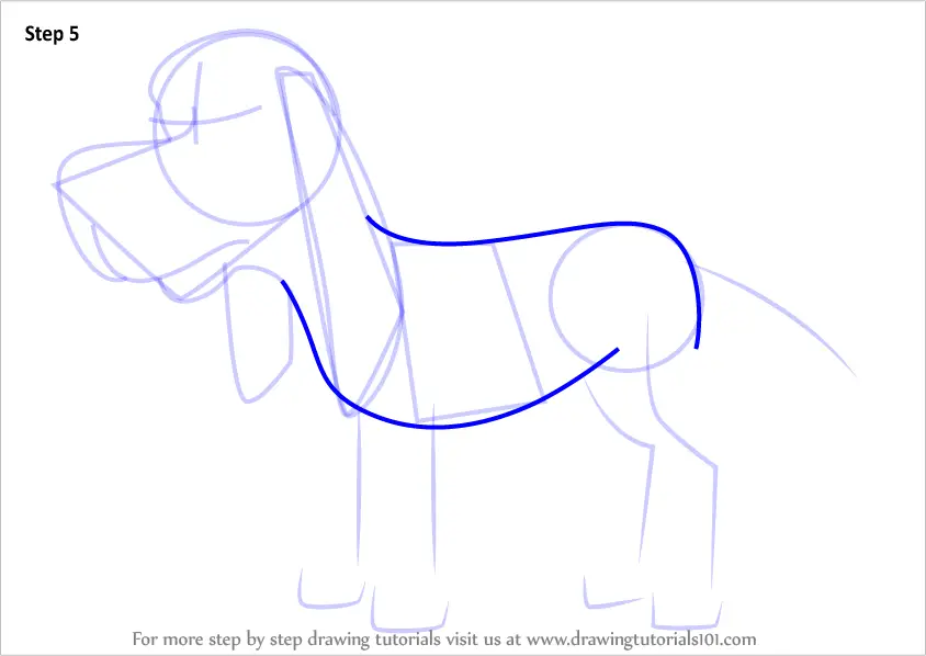 Learn How to Draw Billy Ray from Pound Puppies (Pound Puppies) Step by ...