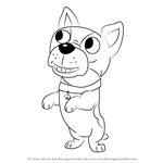 How to Draw Bobo from Pound Puppies