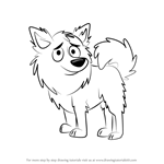 How to Draw Buddy from Pound Puppies