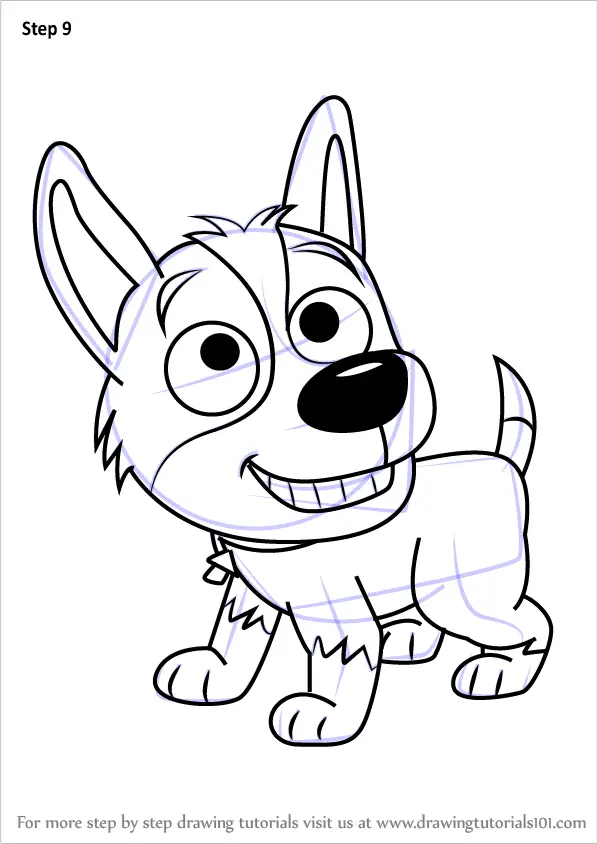 Learn How to Draw Chauncey from Pound Puppies (Pound Puppies) Step by ...