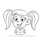 How to Draw Daphne from Pound Puppies