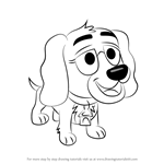 How to Draw Ginger from Pound Puppies