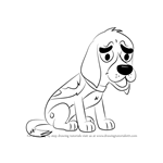 How to Draw Millard's mother from Pound Puppies