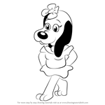 How to Draw Nose Marie from Pound Puppies