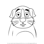 How to Draw Prince Fudgiepaws from Pound Puppies