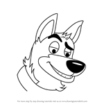 How to Draw Sarge from Pound Puppies