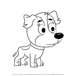 How to Draw Zippster from Pound Puppies