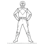How to Draw Black Ranger from Power Rangers