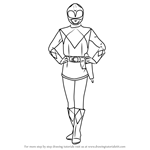 How to Draw Pink Ranger from Power Rangers