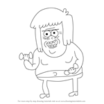 How to Draw Muscle Man from Regular Show