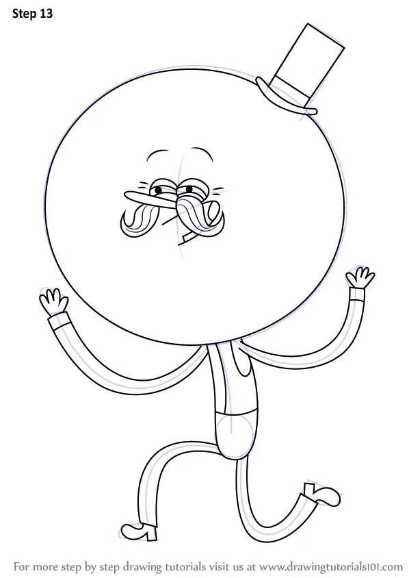 Learn How to Draw Pops from Regular Show (Regular Show) Step by Step ...