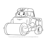 How to Draw Max from Robocar Poli