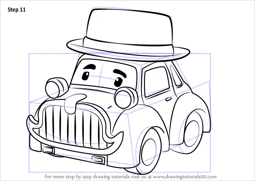 Learn How to Draw Musty from Robocar Poli (Robocar Poli) Step by Step ...