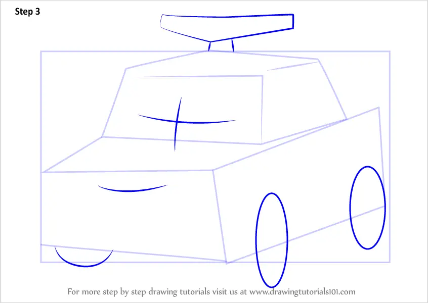 Learn How to Draw Policar from Robocar Poli (Robocar Poli) Step by Step ...