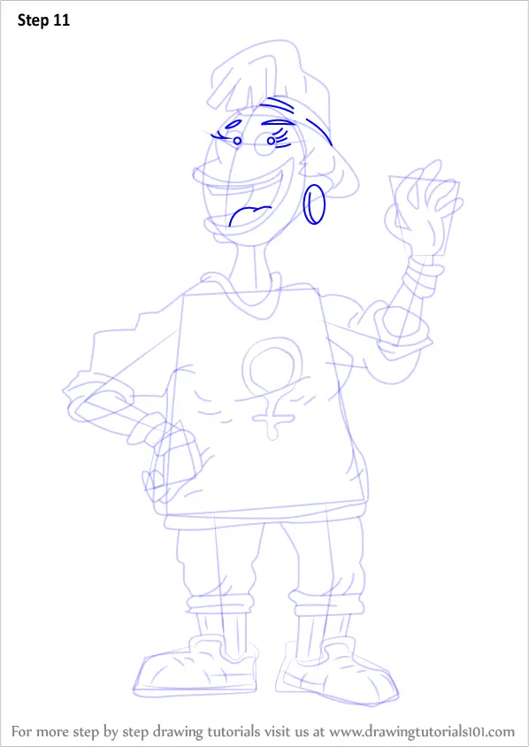Learn How to Draw Betty DeVille from Rugrats (Rugrats) Step by Step ...
