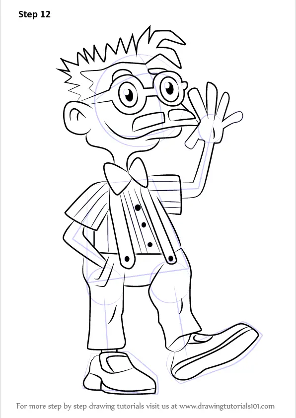 Learn How to Draw Chas Finster from Rugrats (Rugrats) Step by Step ...