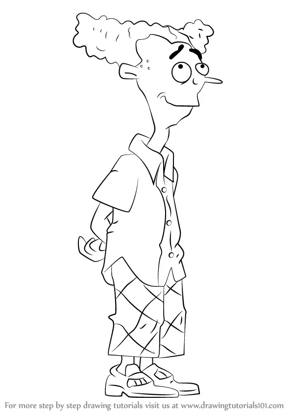 Learn How to Draw Howard DeVille from Rugrats (Rugrats) Step by Step