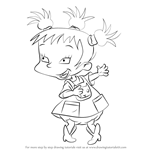 How to Draw Kimi Finster from Rugrats