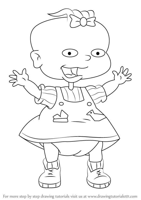14. How to Draw Lil DeVille from Rugrats. 