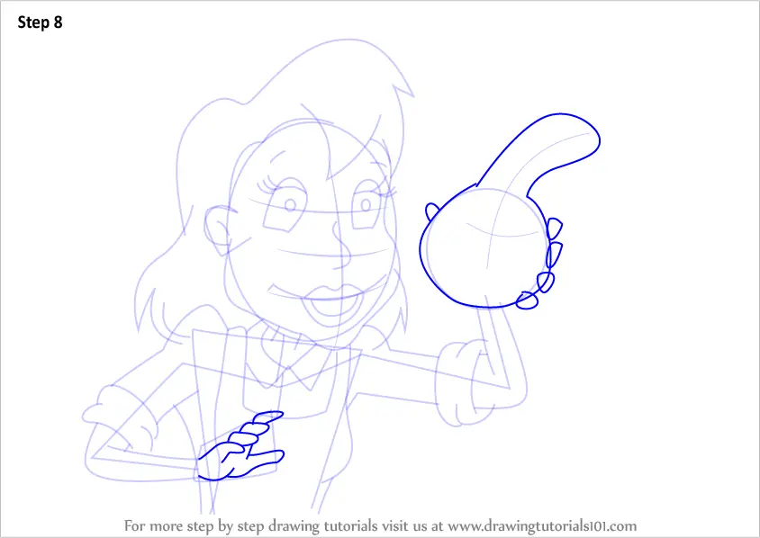 Step By Step How To Draw Melinda Finster From Rugrats 9222 | The Best ...