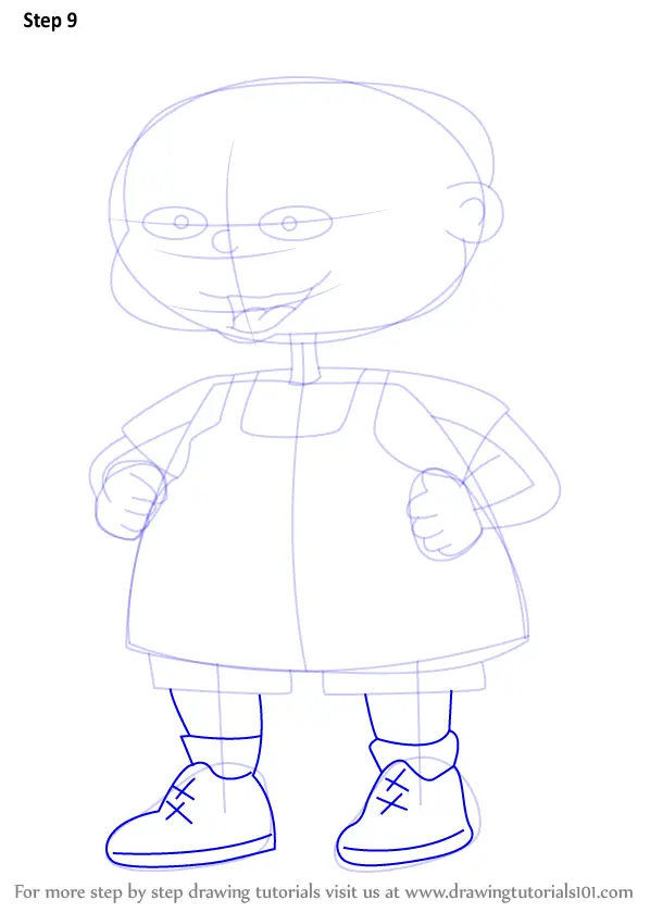 Learn How to Draw Phil from Rugrats (Rugrats) Step by Step Drawing
