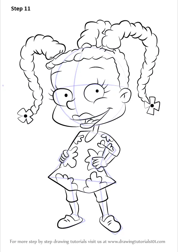 Learn How to Draw Susie Carmichael from Rugrats (Rugrats) Step by Step