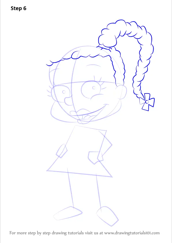 learn how to draw susie carmichael from rugrats rugrats