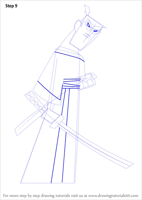 Learn How to Draw Samurai Jack (Samurai Jack) Step by Step Drawing