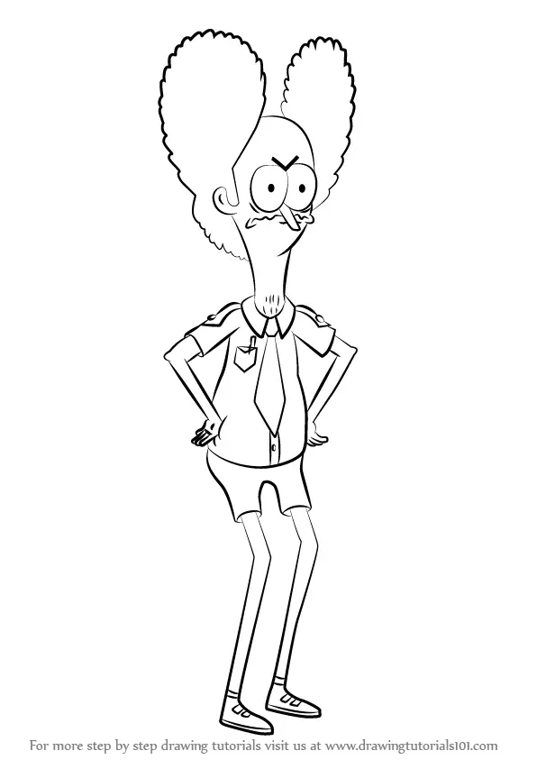 Step by Step How to Draw Leslie Noodman from Sanjay and Craig ...