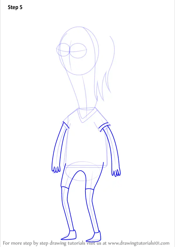 Step by Step How to Draw Sam from Sanjay and Craig