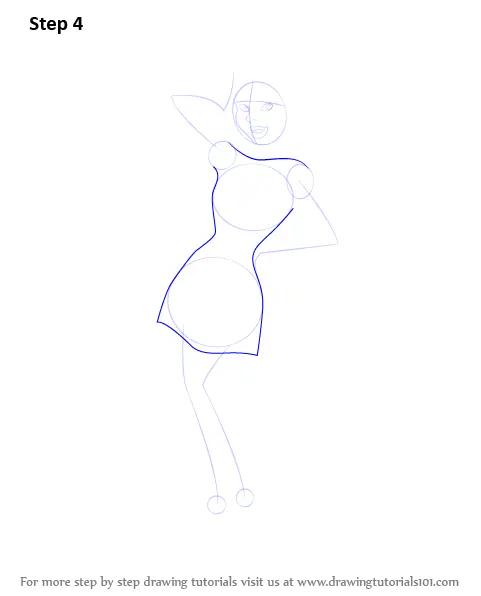 Learn How To Draw Daphne From Scooby Doo Scooby Doo Step By Step Drawing Tutorials 