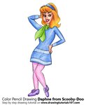 How to Draw Daphne from Scooby-Doo