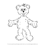 How to Draw Baby Bear from Sesame Street