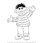 How to Draw Ernie from Sesame Street