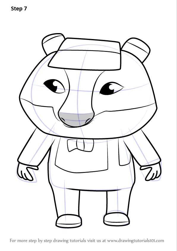 Learn How to Draw Banker Badger from Sheriff Callie's Wild West ...