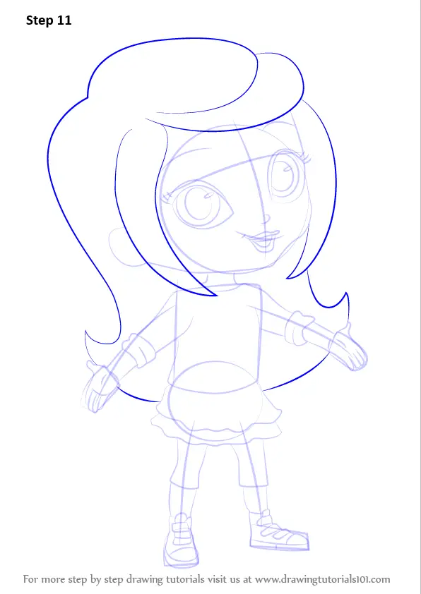 Learn How to Draw Leah from Shimmer and Shine (Shimmer and Shine) Step ...