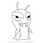 How to Draw Briardrill from Slugterra
