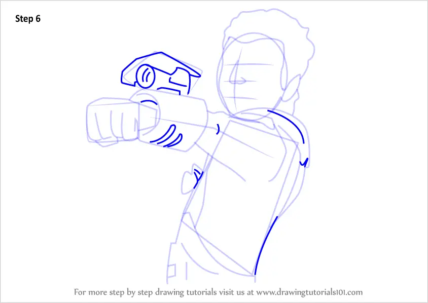 Step by Step How to Draw Quentin from Slugterra : DrawingTutorials101.com