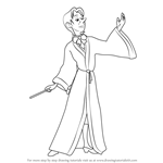 How to Draw Cedric the Sorcerer from Sofia the First