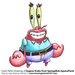 How to Draw Eugene Krabs from SpongeBob SquarePants