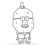 How to Draw Harold SquarePants from SpongeBob SquarePants
