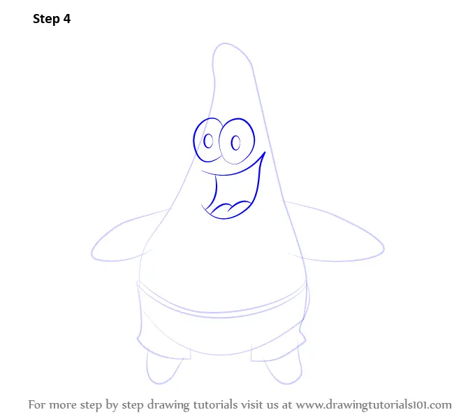 How to Draw Patrick Star from SpongeBob SquarePants (SpongeBob