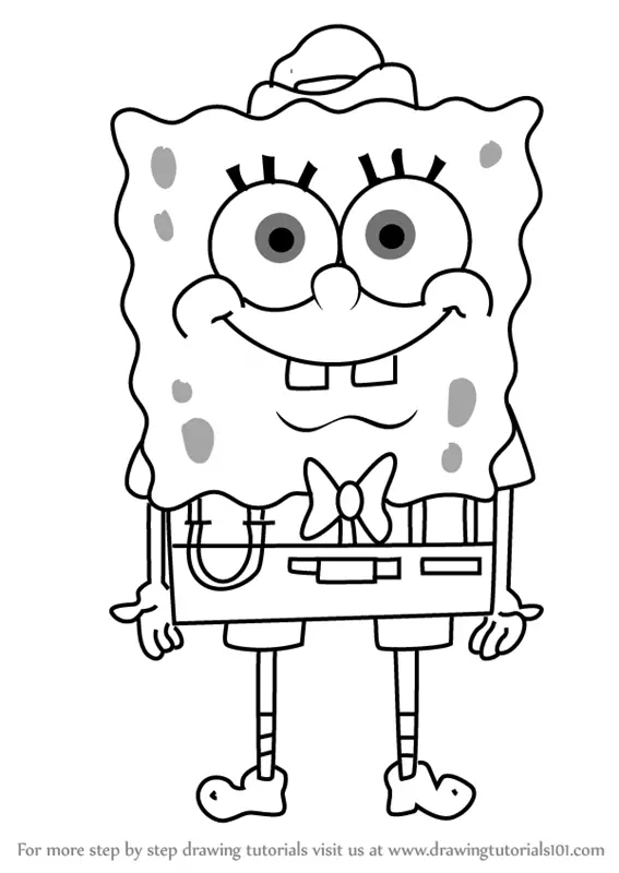 Learn How To Draw Spongebuck Squarepants From Spongebob Squarepants 