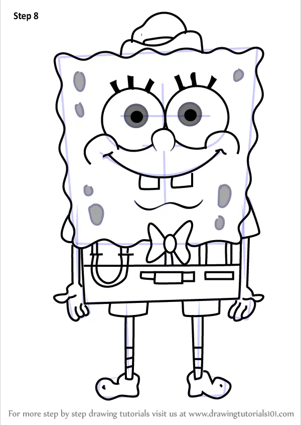 Learn How To Draw Spongebuck Squarepants From Spongebob Squarepants Spongebob Squarepants Step 