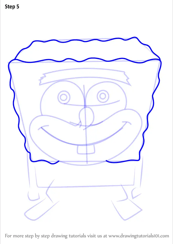 Learn How to Draw SpongeGar from SpongeBob SquarePants (SpongeBob ...