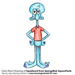 How to Draw Squidward from SpongeBob SquarePants